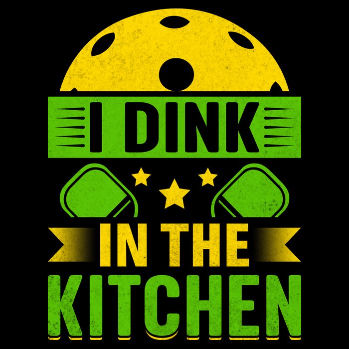 I Dink In The Kitchen Funny Pickleball Cooling Performance Crew T-Shirt