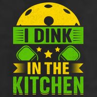 I Dink In The Kitchen Funny Pickleball Adult Drive Performance Visor