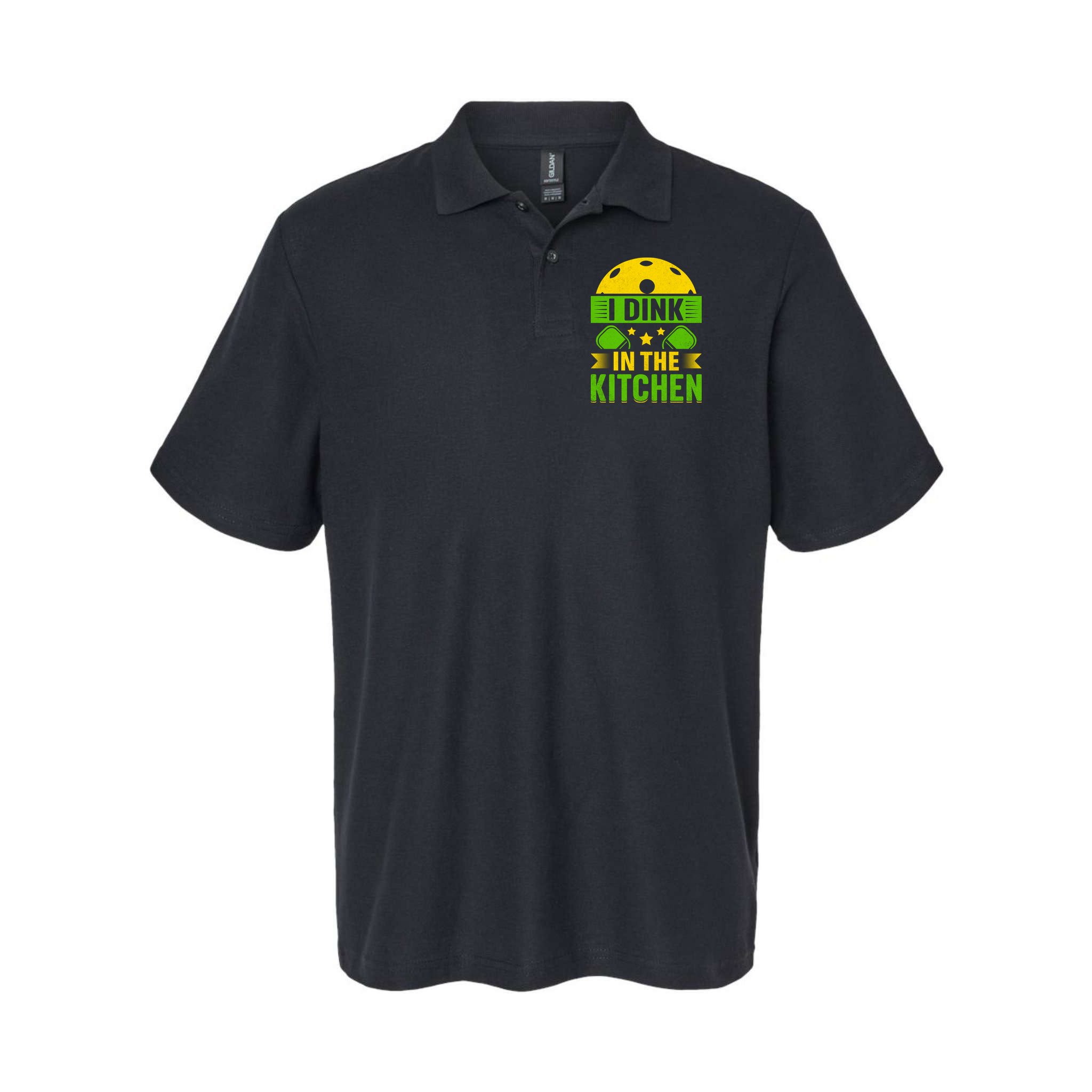 I Dink In The Kitchen Funny Pickleball Polo