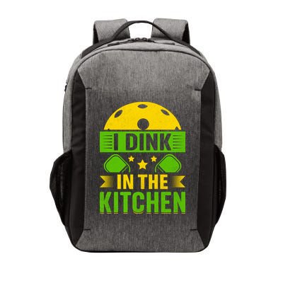 I Dink In The Kitchen Funny Pickleball Vector Backpack