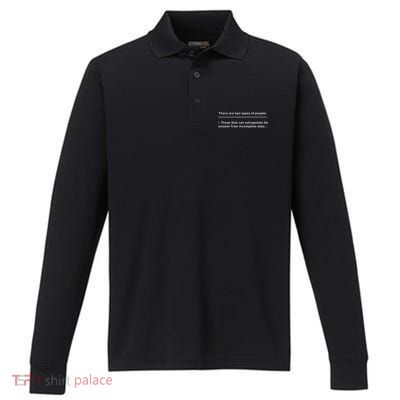 Incomplete Data Performance Long Sleeve Polo