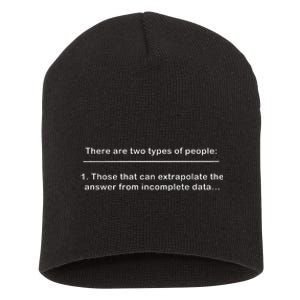 Incomplete Data Short Acrylic Beanie