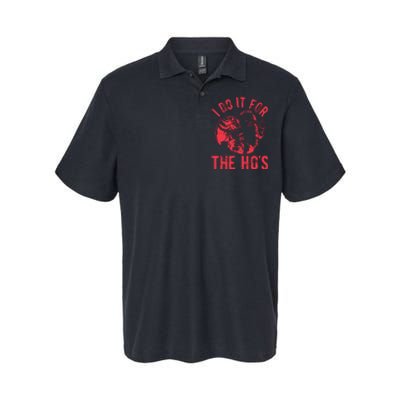 I Do It For The HoS Rude Christmas Softstyle Adult Sport Polo