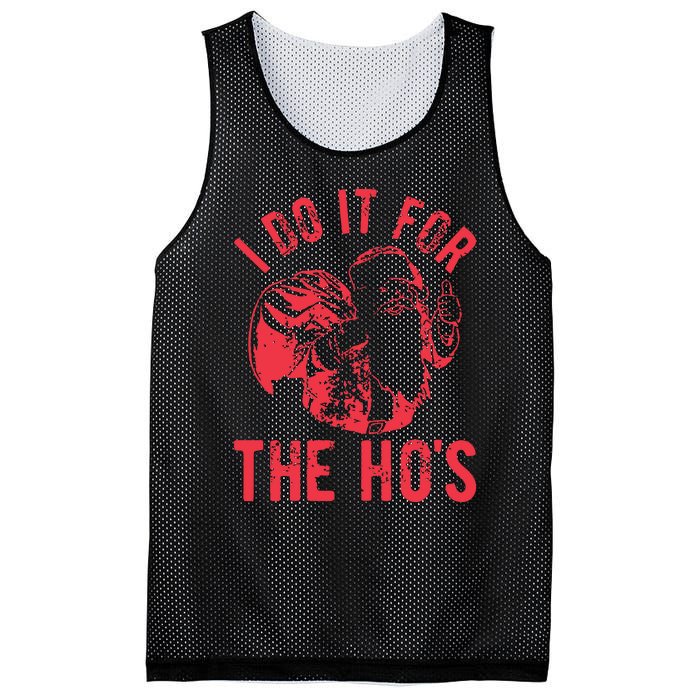 I Do It For The HoS Rude Christmas Mesh Reversible Basketball Jersey Tank