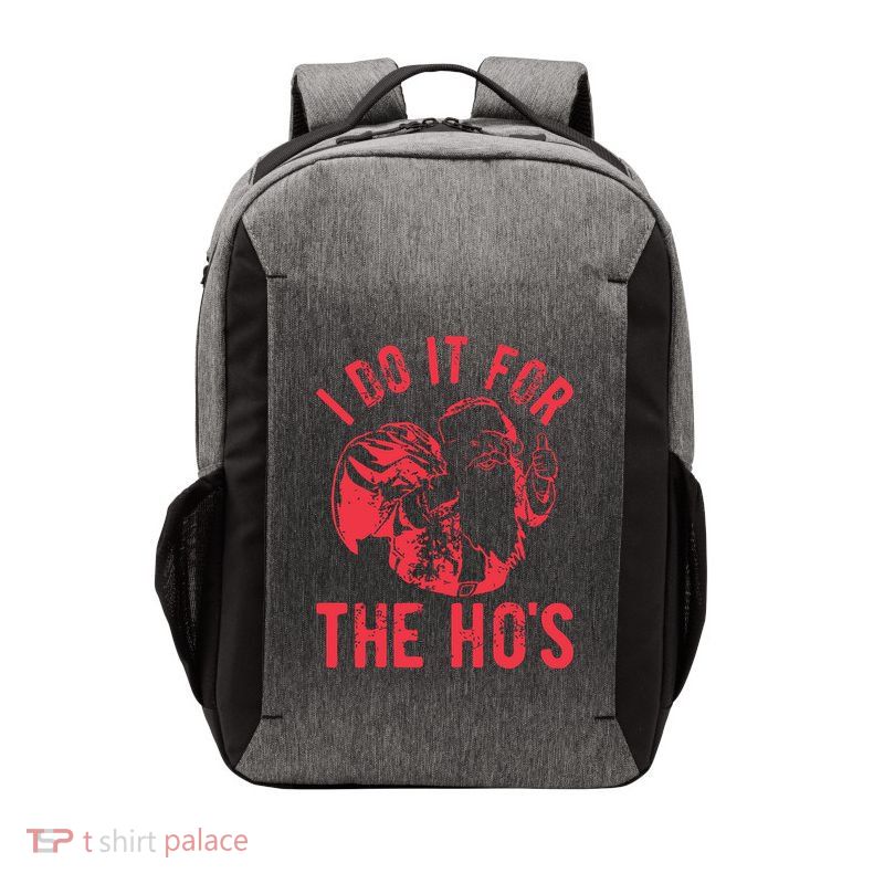 I Do It For The HoS Rude Christmas Vector Backpack