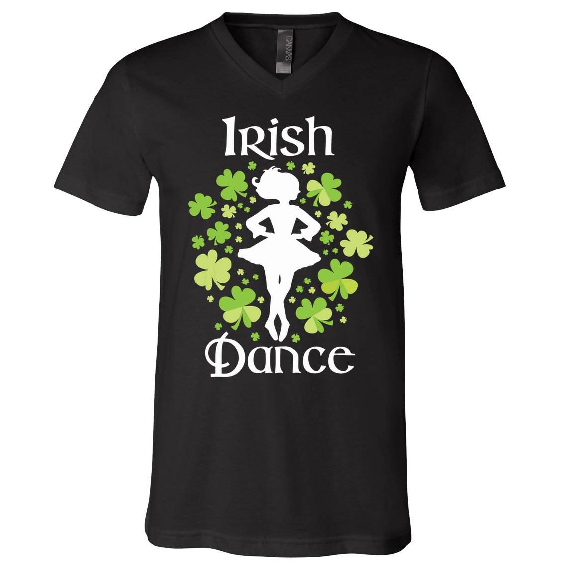 Irish Dance Irish Dancer Ceili Reel Dance V-Neck T-Shirt
