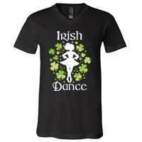 Irish Dance Irish Dancer Ceili Reel Dance V-Neck T-Shirt