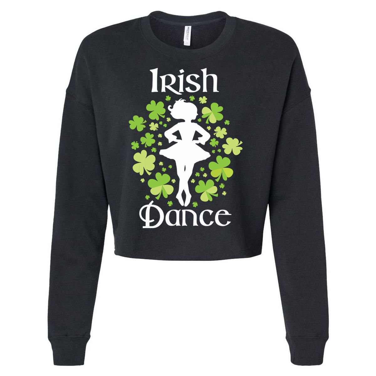 Irish Dance Irish Dancer Ceili Reel Dance Cropped Pullover Crew