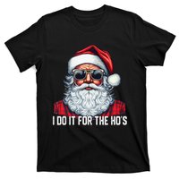 I Do It For The Hos Santa Christmas 2023 Funny Long Sleeve T-Shirt