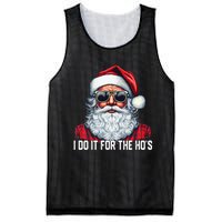 I Do It For The Hos Santa Christmas 2023 Funny Long Sleeve Mesh Reversible Basketball Jersey Tank