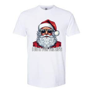 I Do It For The Hos Santa Christmas 2023 Funny Long Sleeve Softstyle CVC T-Shirt