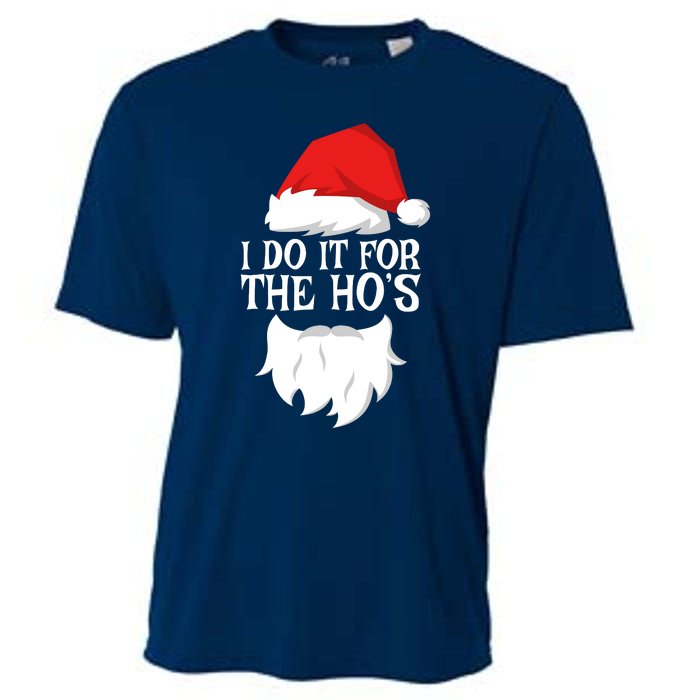 I Do It For The HoS Santa Christmas Cooling Performance Crew T-Shirt