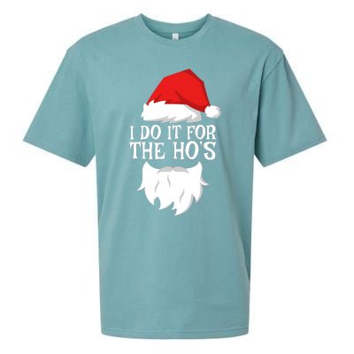 I Do It For The HoS Santa Christmas Sueded Cloud Jersey T-Shirt