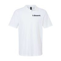 I Dissent Softstyle Adult Sport Polo