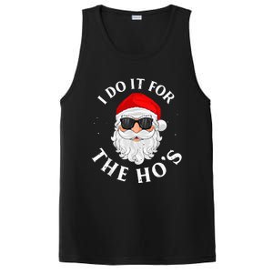 I Do It For The Hos Funny Christmas Pajama Family Xmas  PosiCharge Competitor Tank