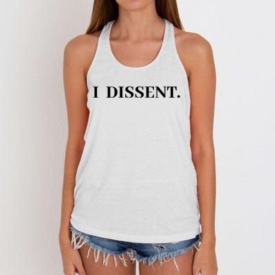 I Dissent Women's Knotted Racerback Tank