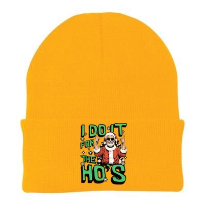 I Do It For The HoS Funny Christmas Santa Claus Knit Cap Winter Beanie