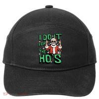 I Do It For The HoS Funny Christmas Santa Claus 7-Panel Snapback Hat