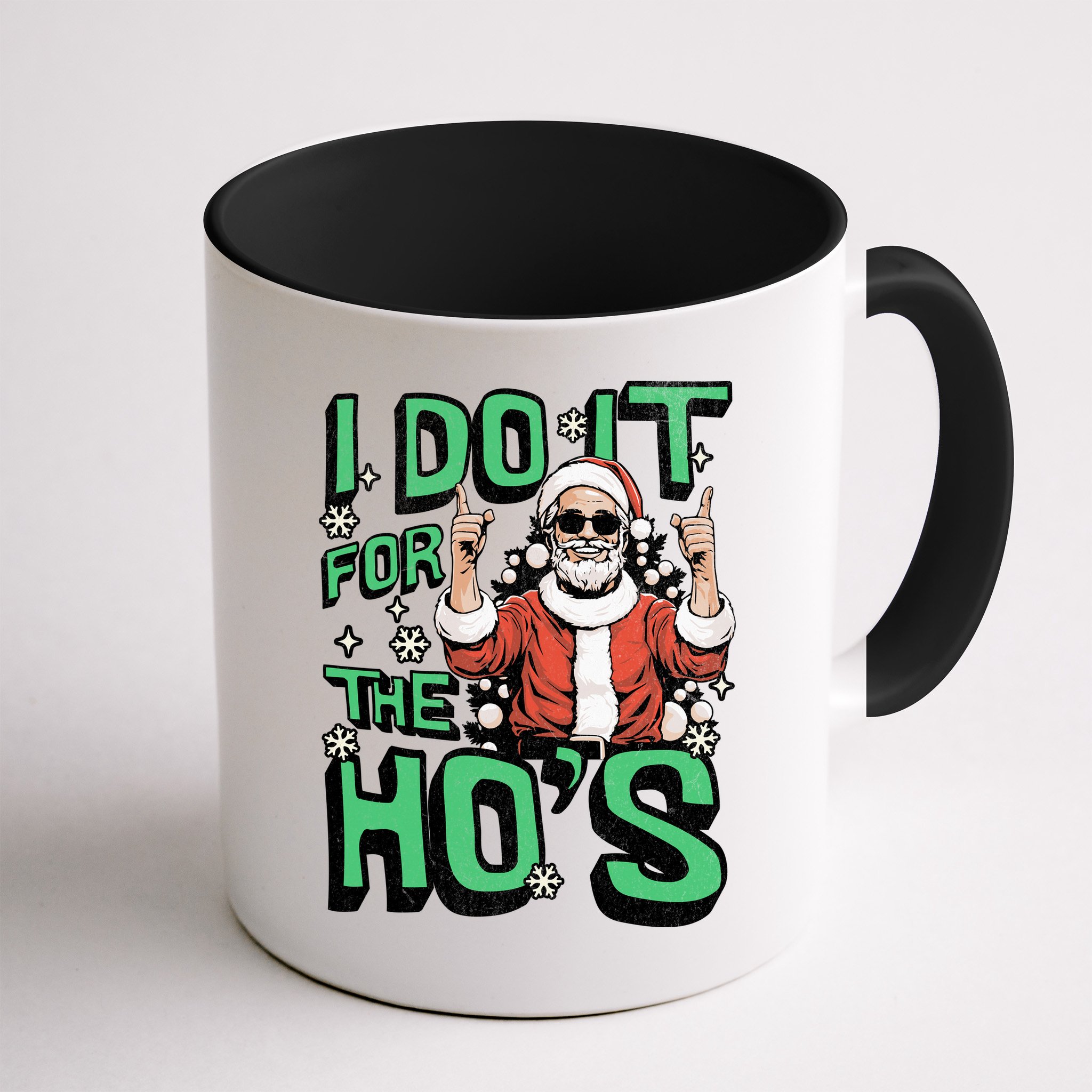 I Do It For The HoS Funny Christmas Santa Claus Mug