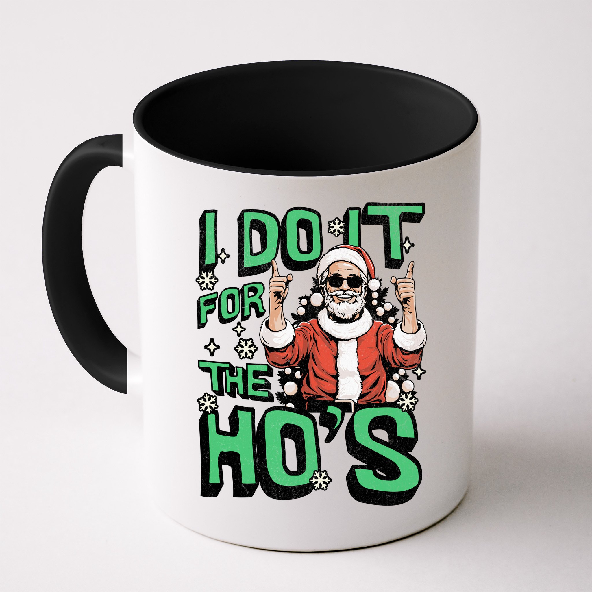 I Do It For The HoS Funny Christmas Santa Claus Mug
