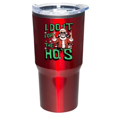I Do It For The HoS Funny Christmas Santa Claus Tumbler