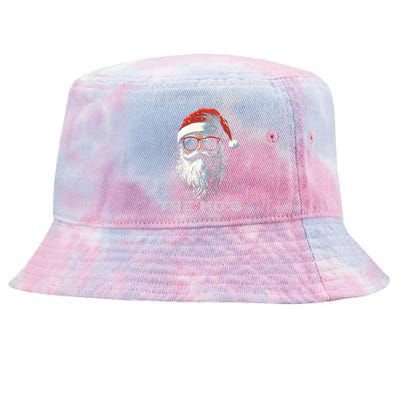 I Do It For The HoS Funny Santa Inappropriate Christmas Tie-Dyed Bucket Hat