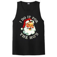 I Do It For The Hos Funny Inappropriate Christmas Santa Face PosiCharge Competitor Tank