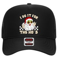 I Do It For The Hos Hippy Peace Santa Claus Christmas Trucker Hat