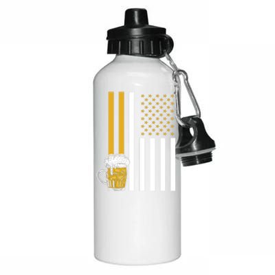 Independence Day Is A Federal Holiday Proud To Be American Gift Aluminum Water Bottle