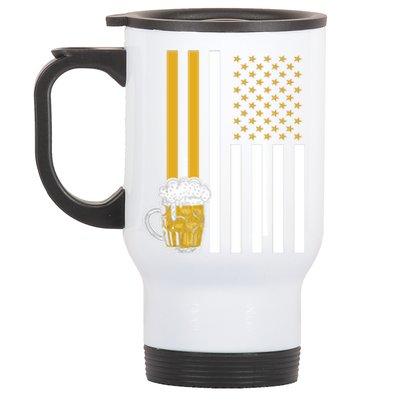 Independence Day Is A Federal Holiday Proud To Be American Gift Stainless Steel Travel Mug