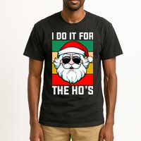 I Do It For The Hos Santa Claus Shades Funny Christmas Tall T-Shirt