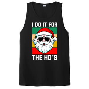 I Do It For The Hos Santa Claus Shades Funny Christmas PosiCharge Competitor Tank