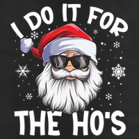I Do It For The Hos Christmas In July Santa Claus Meaningful Gift Golf Towel