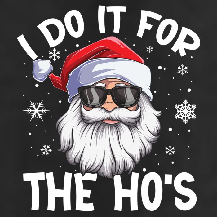 I Do It For The Hos Christmas In July Santa Claus Meaningful Gift Golf Towel