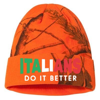 Italians Do It Better Funny Kati Licensed 12" Camo Beanie