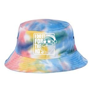 I Do It For The Hos Santa Claus Shades St Nick Christmas Tie Dye Newport Bucket Hat