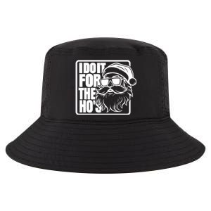 I Do It For The Hos Santa Claus Shades St Nick Christmas Cool Comfort Performance Bucket Hat