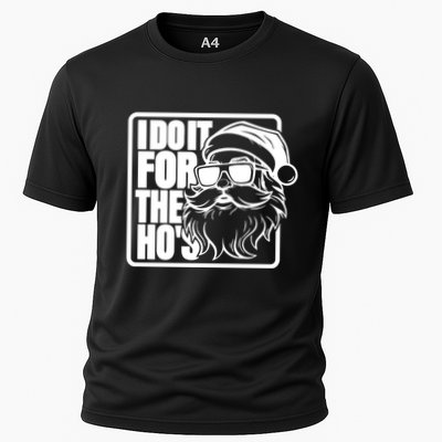 I Do It For The Hos Santa Claus Shades St Nick Christmas Performance Shirt
