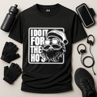I Do It For The Hos Santa Claus Shades St Nick Christmas Performance Shirt