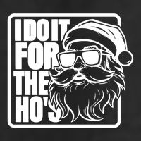 I Do It For The Hos Santa Claus Shades St Nick Christmas Adult Drive Performance Visor