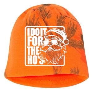 I Do It For The Hos Santa Claus Shades St Nick Christmas Kati - Camo Knit Beanie