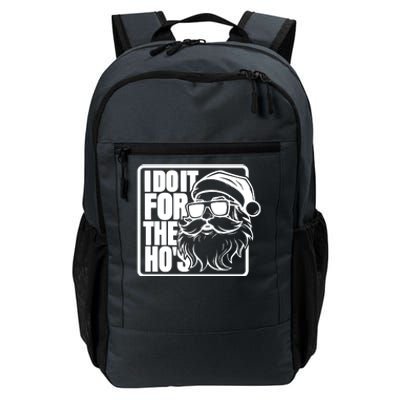 I Do It For The Hos Santa Claus Shades St Nick Christmas Daily Commute Backpack