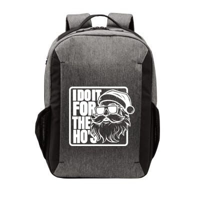 I Do It For The Hos Santa Claus Shades St Nick Christmas Vector Backpack