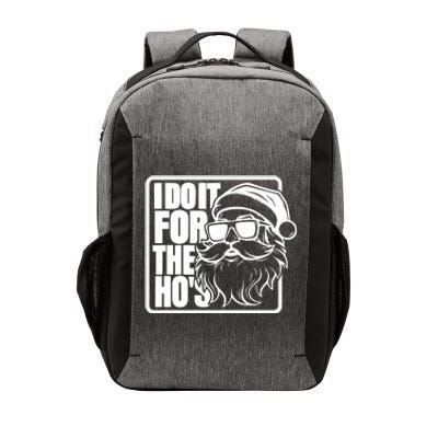 I Do It For The Hos Santa Claus Shades St Nick Christmas Vector Backpack