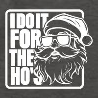 I Do It For The Hos Santa Claus Shades St Nick Christmas Vector Backpack