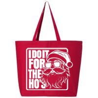 I Do It For The Hos Santa Claus Shades St Nick Christmas 25L Jumbo Tote