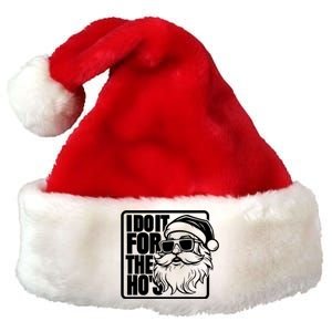 I Do It For The Hos Santa Claus Shades St Nick Christmas Premium Christmas Santa Hat