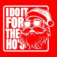 I Do It For The Hos Santa Claus Shades St Nick Christmas Golf Towel