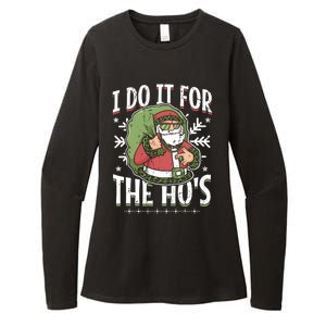 I Do It For The Hos Christmas Gift Womens CVC Long Sleeve Shirt