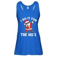 I Do It For The Hos Dabbing Santa Claus Christmas Gift Ladies Essential Flowy Tank